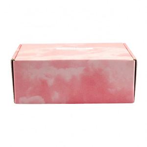 Boîte postale ondulée transparente de luxe à bulles 25-Pack pour chaussures et chaussettes papier de revêtement UV boîtes à chaussures d'anniversaire - Product Image 2