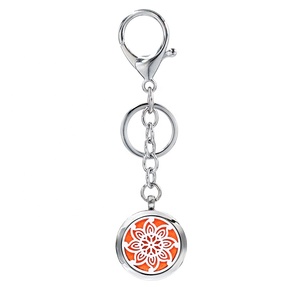 Large Range Styles Aromatherapy Essential Oil <strong>Diffuser</strong> Locket <strong>Keychain</strong> Alloy Keyring <strong>Diffuser</strong> Locket Perfume Locket <strong>Keychain</strong> - Product Image 1