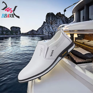Mocasines Planos de Cuero Abrasivo para Hombre, de Piel de Oveja, Estilo Náutico, de Una Sola Pieza, para Invierno, Primavera y Verano, Impermeables - Product Image 3