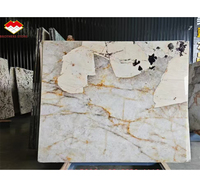 Prix de gros Dalle de marbre Pandora brésilien Panneau mural de Patagonie Pierre naturelle de luxe Design moderne Grande dalle de marbre rose