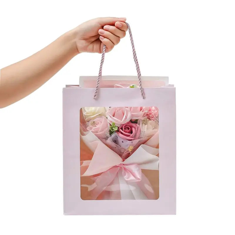 Fleur de savon d'oeillet transfrontalier imité bouquet de fleurs de rose 520 cadeau créatif de la Saint-Valentin pour petite amie et meilleur ami