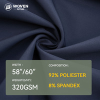 Shaoxing Yuyuan 4 Way 100D Stretch Polar Fleece 320Gsm Tecido Tela Ns 3 Layer Bonded Softshell Fabric para chaquetas al aire libre