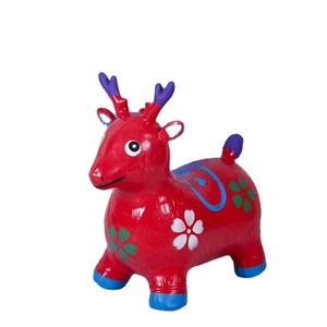 Amérique style sérigraphie pvc sans phtalates gonflable jouet <span class=keywords><strong>animal</strong></span> sautant <span class=keywords><strong>vache</strong></span> pour les enfants - Product Image 2