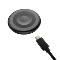 Mini chargeur sans fil portable 3 en 1 15W Charge rapide avec fonction de rotation Forme de support Type-C pour iPhone