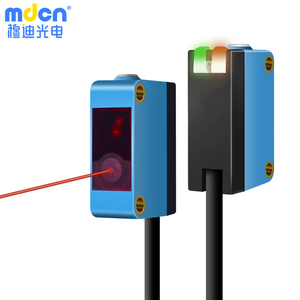 PNP/NPN IP67 10-300mm 감지 거리 조정 가능한 배경 억제 적외선 레이저 확산 반사 광전 센서 - Product Image 3