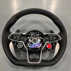 Volant en fibre de carbone compatible avec les Audi Rs6 Rs4 Rsq5 A4 A6 A7 RS7 S7 TT TTS RS5 <span class=keywords><strong>S3</strong></span> RS3 R8 A3/A4/A5/A6/A7/A8/C7/C8 TT SSR8 - Product Image 5
