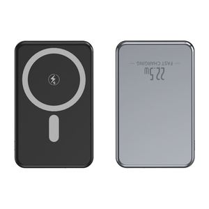 High-Capacity 15W Ultra Slim PD22.5W Fast Wireless Power Bank 10000Mah With Aluminum Housing ABS Holder Portable <b>Mobile</b> Devices - Product Image 1