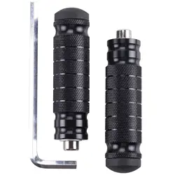 Reposapiés Traseros Universales de Aluminio para Motocicleta, Reposapiés de Colores, Pedales Traseros para Motocicleta de Carreras - Product Image 5