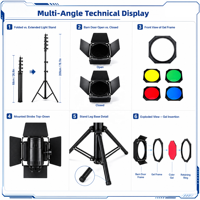 Pièces en tôle sur mesure pour accessoires d'éclairage de studio photo et production d'équipement photographique