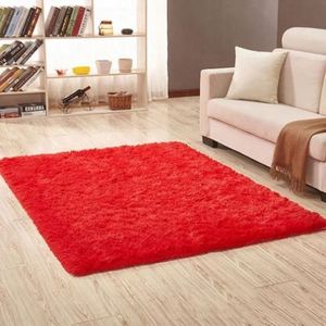 Gray Plush Velvet Rug Living Room Bedroom Floor Fluffy Mats Anti-slip <b>Washable</b> Customized Size Home Decor Soft Kids Room - Product Image 6