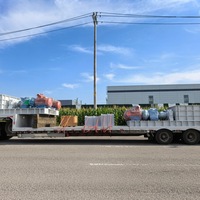 Concasseur à double rouleaux pour le traitement des déchets d'anodes, avec taille de granulométrie uniforme, contrôlé par PLC, haute capacité 1500t/h