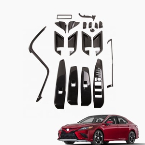 Accessories Carbon Interior Decor Kits Trim Sticker Gear Shift Decoration <b>Cover</b> 2018 2019 for - Product Image 1