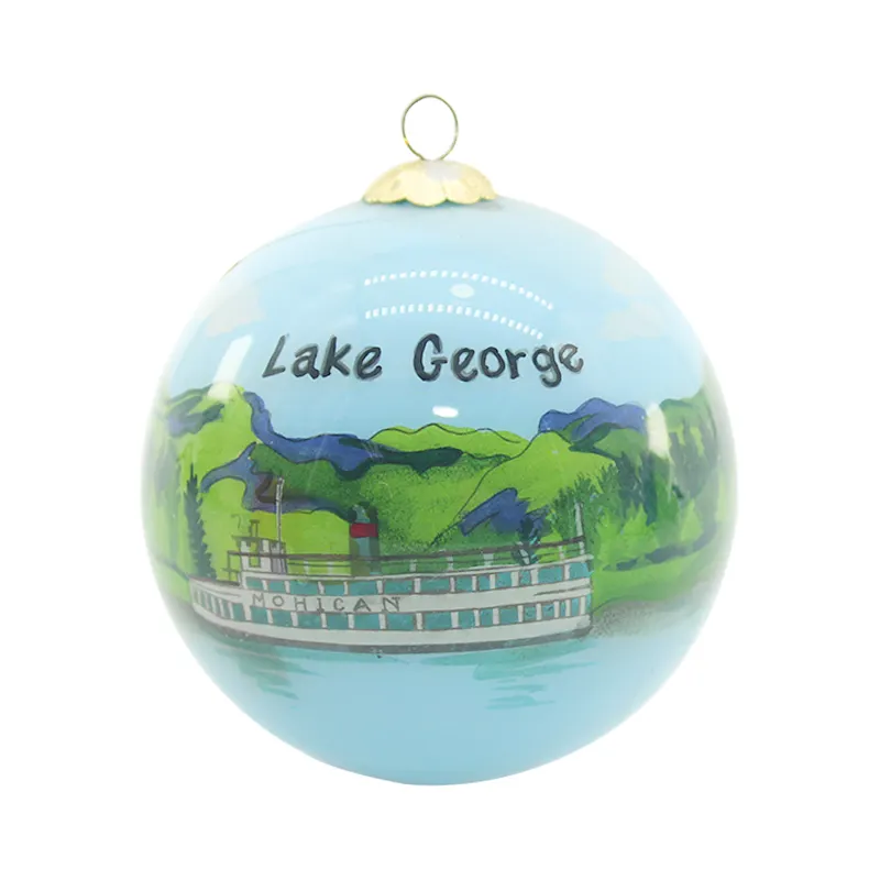 卸売高品質クリスマス塗装ガラスボール装飾品クリスマスツリー吊り下げ装飾ボールカスタム塗装ボール