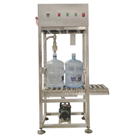 Machine de remplissage et de capsulage d'eau en bouteille de 20 litres à prix d'usine machine de remplissage d'eau semi-automatique de 5 gallons