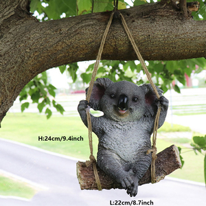 Estatuilla de la familia <span class=keywords><strong>Koala</strong></span> de simulación realista creativa estatuas de <span class=keywords><strong>Koala</strong></span> de resina lindas para la decoración del patio del césped del jardín - Product Image 6