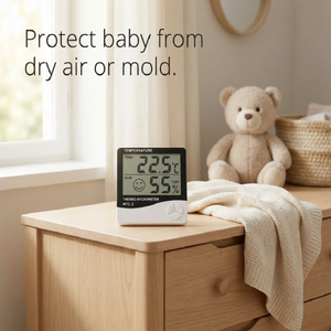 Termômetro Digital de Tela Grande HTC-2 com Higrômetro e Display LCD de Temperatura Máxima/Mínima em Material Plástico - Product Image 1