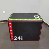 Caja de salto 3 en 1 de alta densidad, equipo deportivo para entrenamiento de agilidad, fitness, suave, pliométrico