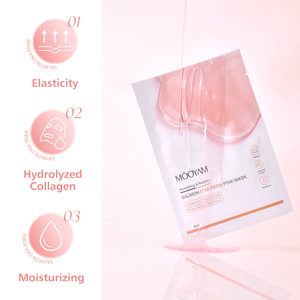 Masque rose anti-âge à l'ADN de saumon PDRN, marque privée, nourrissant et hydratant, améliore l'élasticité et la texture de la peau, masque visage OEM - Product Image 4