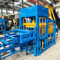 Ligne de production hydraulique entièrement automatique de blocs creux 4-15 avec système de mélange et de palettisation pour usine