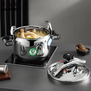 Edelstahl-Hochdruck kochtopf mit Griff Hochwertige Küchengeräte Multi Commercial Schnell kochtopf