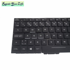 คีย์บอร์ดเกม CF GL553สำหรับ <span class=keywords><strong>ASUS</strong></span> ROG GL553VS GL553VW <span class=keywords><strong>GL553VE</strong></span> V156362CK2 EF 0KN1-0B4CB21 0KNB0-6676CB00ปุ่มสีขาวหนา Backlit - Product Image 2