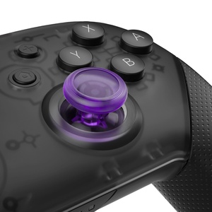 EXtremeRate Clear Purple Analog Thumb Sticks Replacement 3D <b>Joystick</b> Thumbsticks for Nintendo <b>Switch</b> Pro Controller - Product Image 4