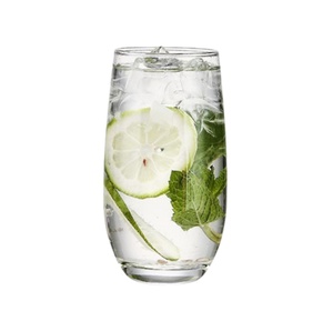 Vaso Collins de Vidrio Recto para Cócteles, Long Island Iced Tea, Gin Tonic, Mojito - Diseño Nórdico/Minimalista - Product Image 5