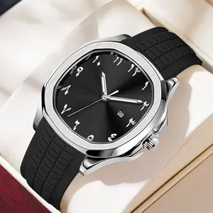 Отличная цена, японские часы с механизмом, Роскошные водонепроницаемые, 1 атм, мягкие, силиконовые, мужские часы с индивидуальным логотипом, OEM, кварцевые часы