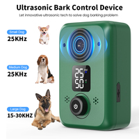 TIZE Nouveauté Répulsif Ultrasonique Intelligent Sans Fil pour Chiens, Anti-Aboiement, Sans Danger, Utilisation Intérieure et Extérieure