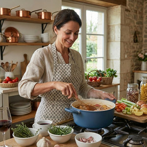 E-TOP Productos al por Mayor, Cacerolas de Aluminio Fundido, Revestimiento Cerámico Antiadherente, Olla para Sopa, Utensilios de Cocina para Bistro y Restaurante - Product Image 2