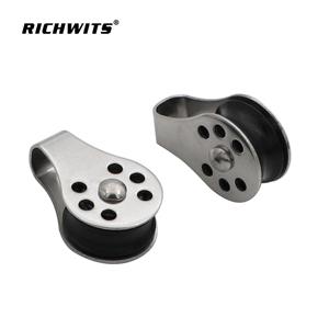Polea de bloque de rodamientos de bolas de grado marino, base de lágrima multiorificio, baja fricción, resistente a todo clima para <span class=keywords><strong>kayak</strong></span> y trabajos de elevación pequeños - Product Image 2