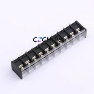DBT40C-9.5-10P-BK-P Barrier Terminal Block P=9.5mm Connector ( Pitch: 9.5mm )( Rated Current: 20A )( Rated Voltage: 300V ) - Product Image 1