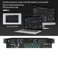 Système audio professionnel numérique 48k, processeur audio 3 entrées 6 sorties, haut-parleur tweeter pour subwoofer JBL, Line Array