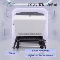 Séchoir vibrant vertical DTF 24 pouces grand format à haut rendement pour four de polymérisation de poudre TPU pour têtes XP600 I3200