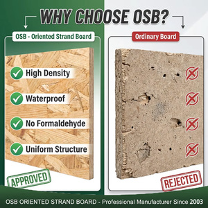 Panel <span class=keywords><strong>de</strong></span> Revestimiento <span class=keywords><strong>de</strong></span> Pared <span class=keywords><strong>de</strong></span> Tablero <span class=keywords><strong>OSB</strong></span> Aislado, Impermeable y Resistente, <span class=keywords><strong>de</strong></span> 3/4 5/8 Pulgadas (18 mm), Estructura <span class=keywords><strong>de</strong></span> 3 Capas, para Cocina y Dormitorio - Product Image 4