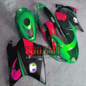 OEM Blackbird Pour HONDA <span class=keywords><strong>CBR</strong></span> <span class=keywords><strong>1100</strong></span> XX 1100XX 1996 1997 <span class=keywords><strong>1998</strong></span> 1999 00 requin vert 2001 118No.126 CBR1100XX 02 03 04 05 06 07 Carénage - Product Image 1