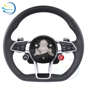 Volante in Pelle Riscaldato di Qualità OEM per <span class=keywords><strong>Audi</strong></span> A3 A4L A5 A6L A7 Q2L Q3 Q5 Q5L Q7 <span class=keywords><strong>TT</strong></span>/TTS Coupé Roadster con Leve del Cambio - Product Image 3