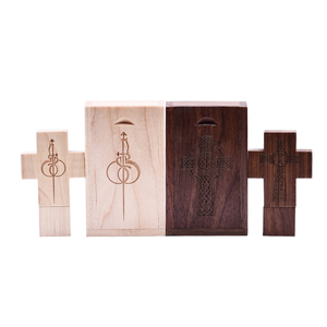Chất lượng cao hình chữ thập bằng gỗ <span class=keywords><strong>USB</strong></span> Stick gỗ <span class=keywords><strong>USB</strong></span> <span class=keywords><strong>Flash</strong></span> <span class=keywords><strong>Drive</strong></span> 64 GB 32GB Pendrive biểu tượng tùy chỉnh ngón tay cái nhảy ổ đĩa - Product Image 4