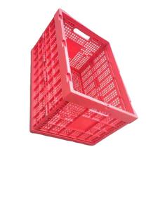 Cassa di immagazzinaggio pieghevole della cucina domestica di QS cassa di plastica pieghevole pieghevole con il coperchio e la maniglia - Product Image 4