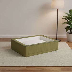 A Solid Rectangle Anti-slip Waterproof Eco-friendly Modern Fashionable and <b>Comfortable</b> Indoor Cat Dog Pet <b>Bed</b> for All Seasons - Product Image 1