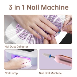 เครื่องอบเล็บยูวีแอลอีดี 3-in-1 กำลังสูง 120 วัตต์ พร้อมเครื่องตะไบเล็บไฟฟ้า และเครื่องดูดฝุ่นแบบไร้แปรงถ่าน 6 หัว - Product Image 3