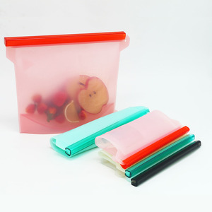 Sac de conservation alimentaire réutilisable en silicone avec barre de scellage - Product Image 6