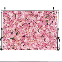 2026 Kustom 210x150cm Vinyl 3D Hiasan Dinding Wisuda Hari Valentine Pernikahan Bunga Dinding Fotografi Dekorasi Pesta Latar Belakang