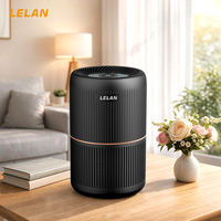 Purificateur d'air de bureau portable, style mini, avec filtre HEPA, purification de l'air pour la fumée, la poussière, le pollen, design compact pour la maison et le bureau