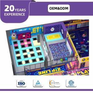 Aire de jeux intérieure QiaoQiao 1550 m² pour enfants, aire de jeux commerciale intérieure, parc d'attractions Z - Product Image 2