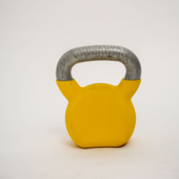 Kettlebell en vinyle personnalisé pour Fitness, variété de couleurs et de poids