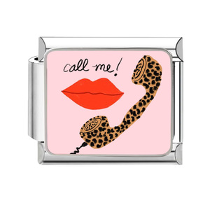 Bracelet modulaire italien pour la Saint-Valentin, en acier inoxydable, chaîne élastique carrée entrelacée, accessoires de bijoux DIY pour femmes, cadeau - Product Image 5