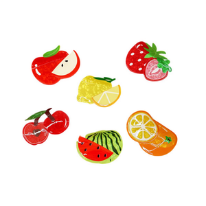 Pinza para el pelo de la serie Fruit de 8 cm, accesorio para el cabello para mujer - Product Image 1