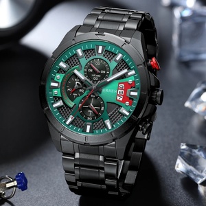นาฬิกา CURREN 8401 สำหรับผู้ชาย แบรนด์ดัง หรูหรา สไตล์ลำลอง สายเหล็ก ควอตซ์ ธุรกิจ กีฬา กันน้ำ แสดงวันที่ โครโนกราฟ Reloj Hombre - Product Image 6