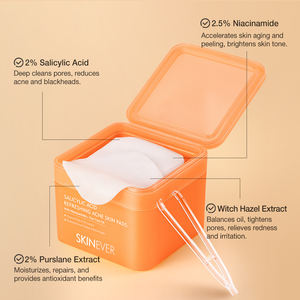 Yüksek kalite kore formülü SKINEVER salisilik asit akne onarım cilt pedleri sakinleştirici cilt yüz pedleri - Product Image 2